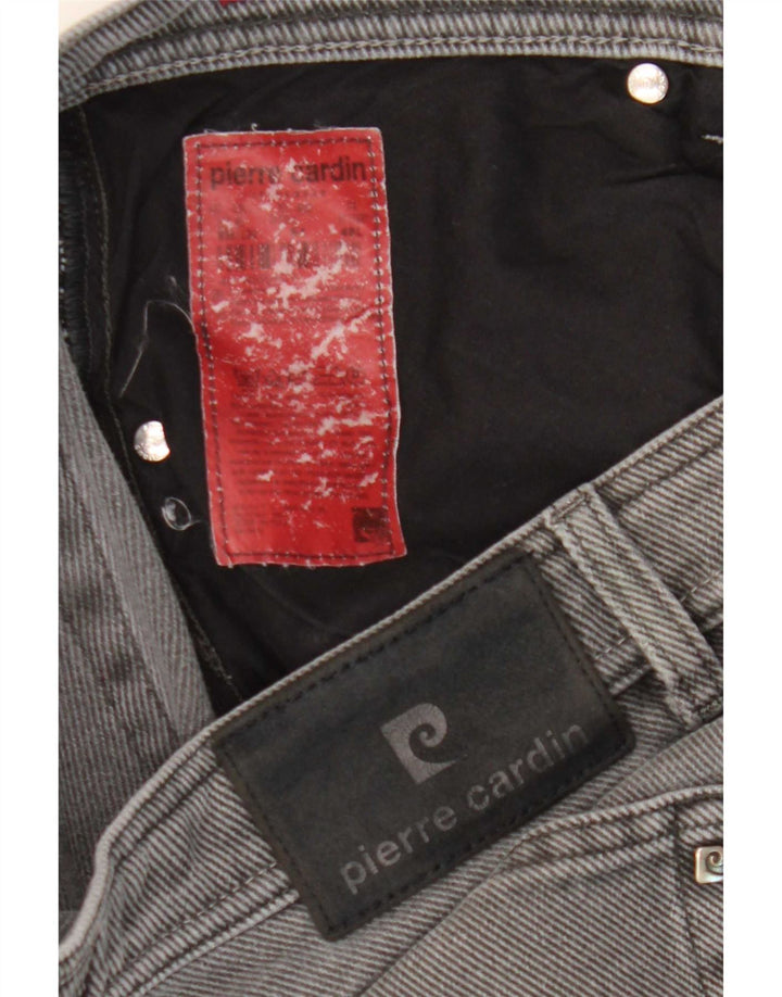 Jeans dritti da uomo Pierre Cardin W38 L27 cotone grigio