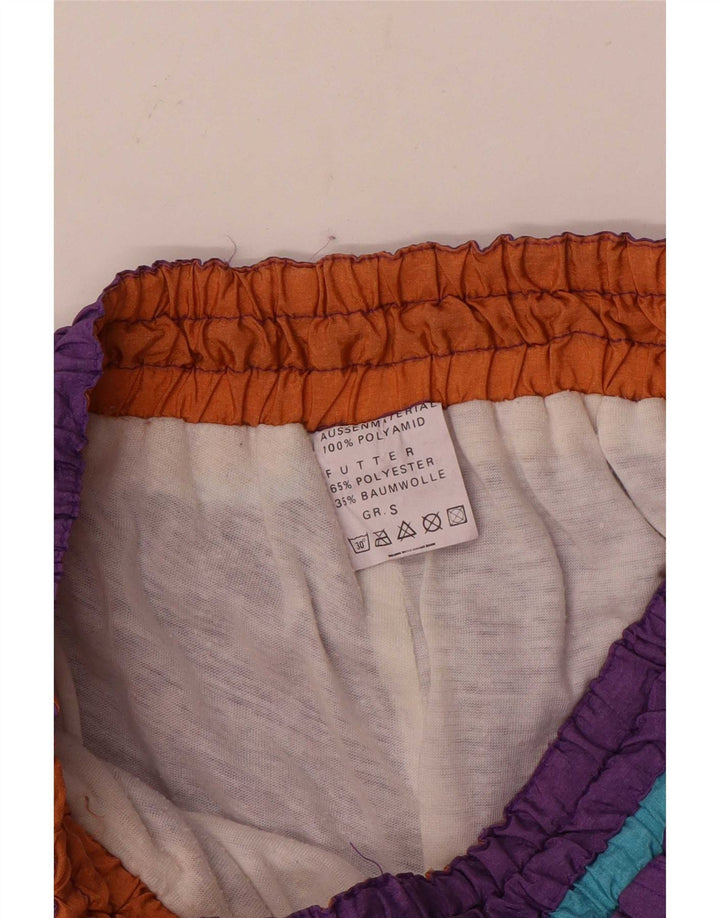 Pantaloni da tuta vintage da uomo piccoli viola in poliammide