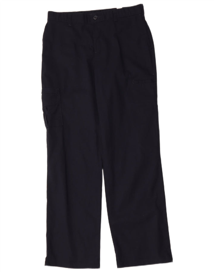 Pantaloni cargo dritti da donna Dickies W32 L32 Blu Navy