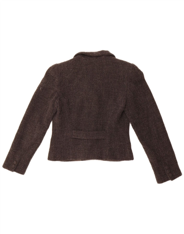 Max & Co. Giacca blazer a 5 bottoni da donna UK 12 Lana grigio medio