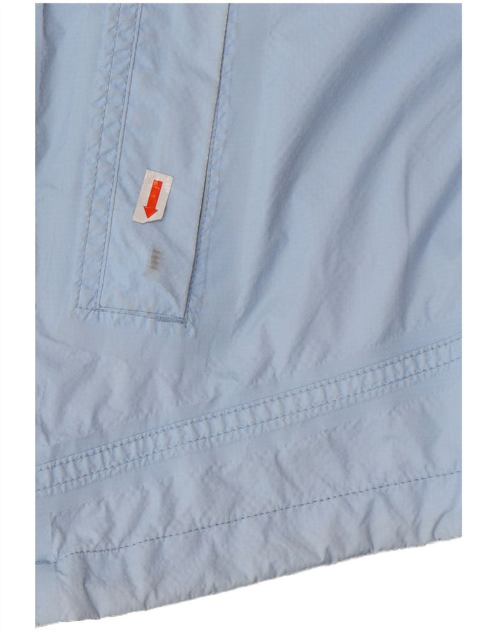 BERGHAUS Womens Oversized Rain Jacket UK 10 Small Blue Nylon