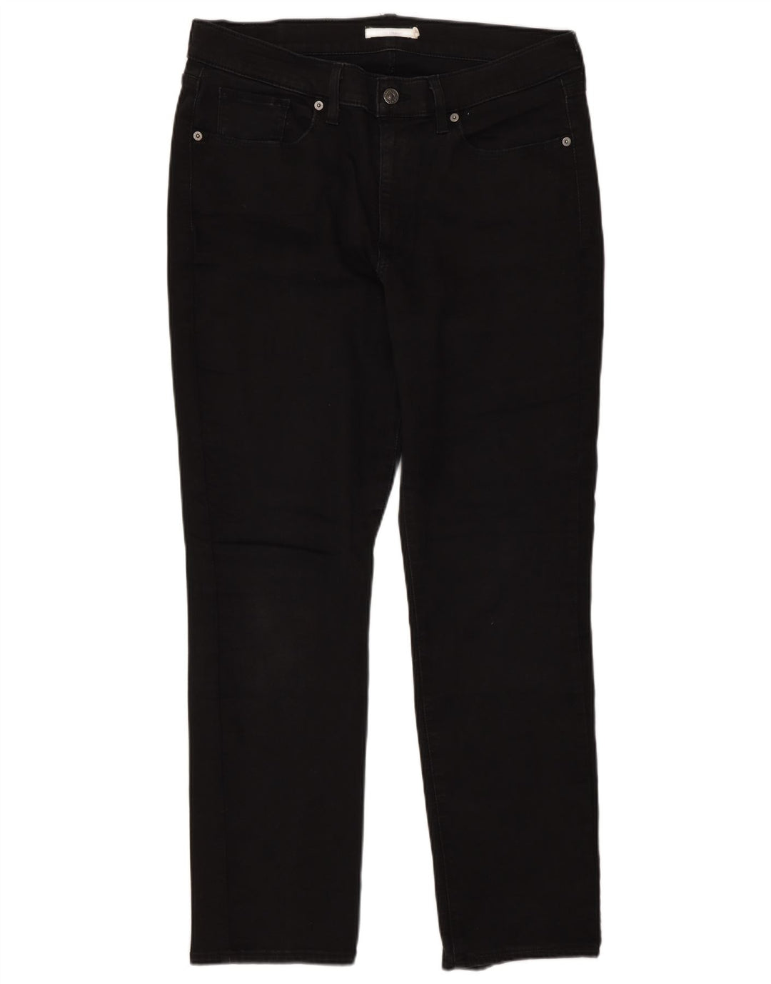 Jeans dritti classici da donna Levi's W32 L30 cotone nero