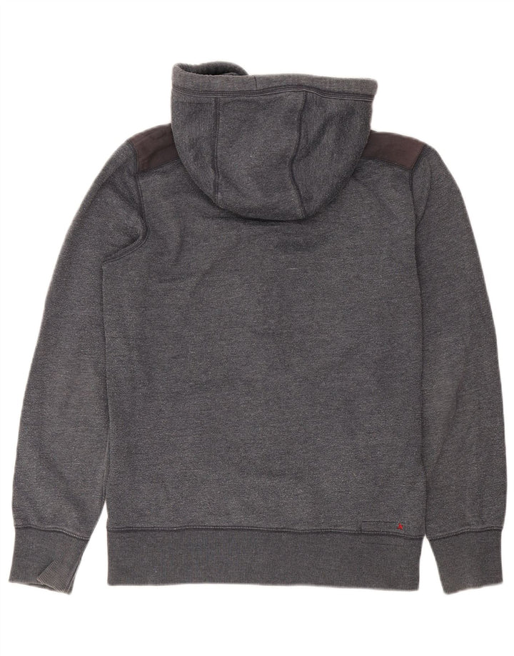 FAT FACE Mens Zip Hoodie Sweater Small Grey Cotton