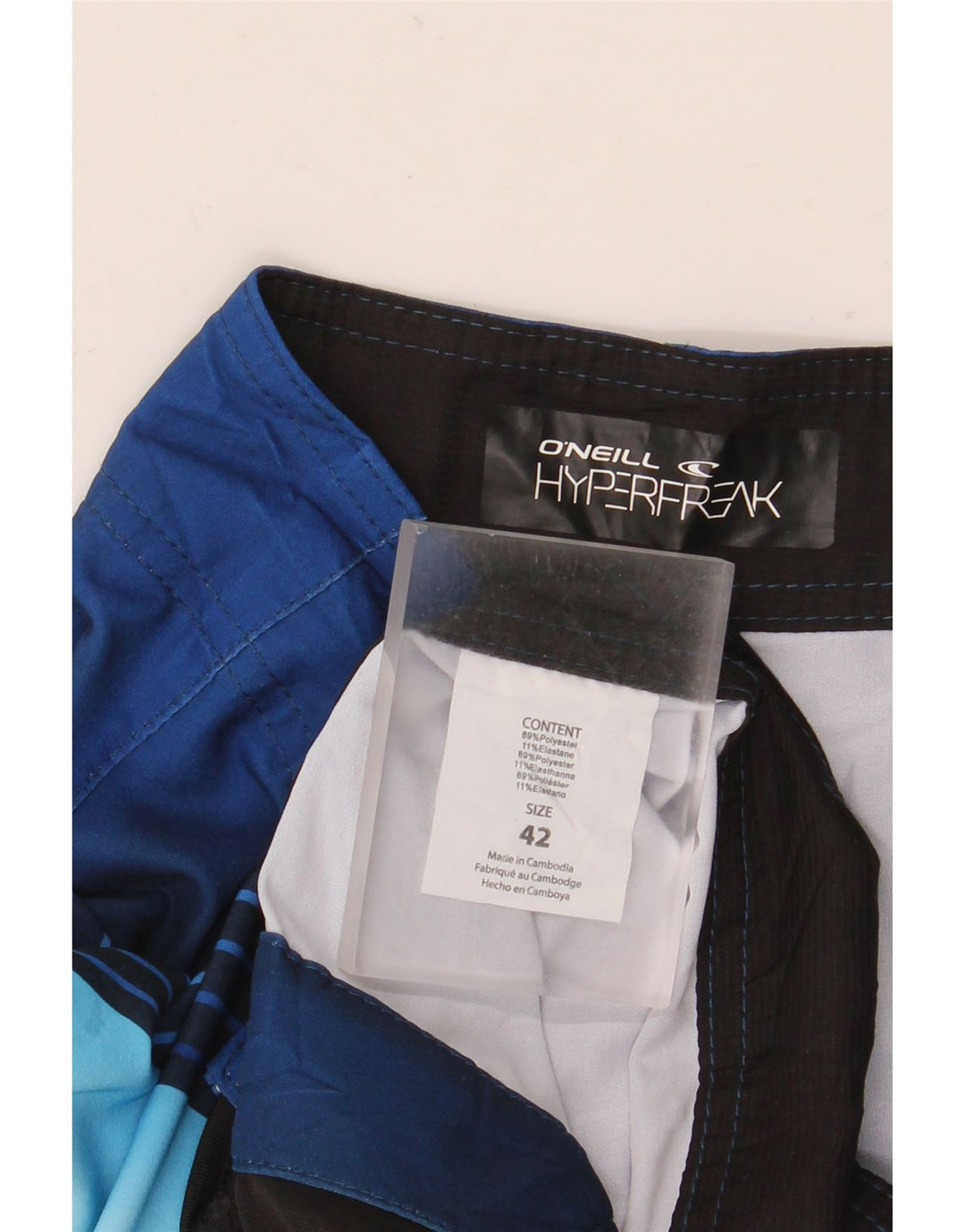 Pantaloncini da bagno da uomo O'Neill 2XL Poliestere a righe multicolore