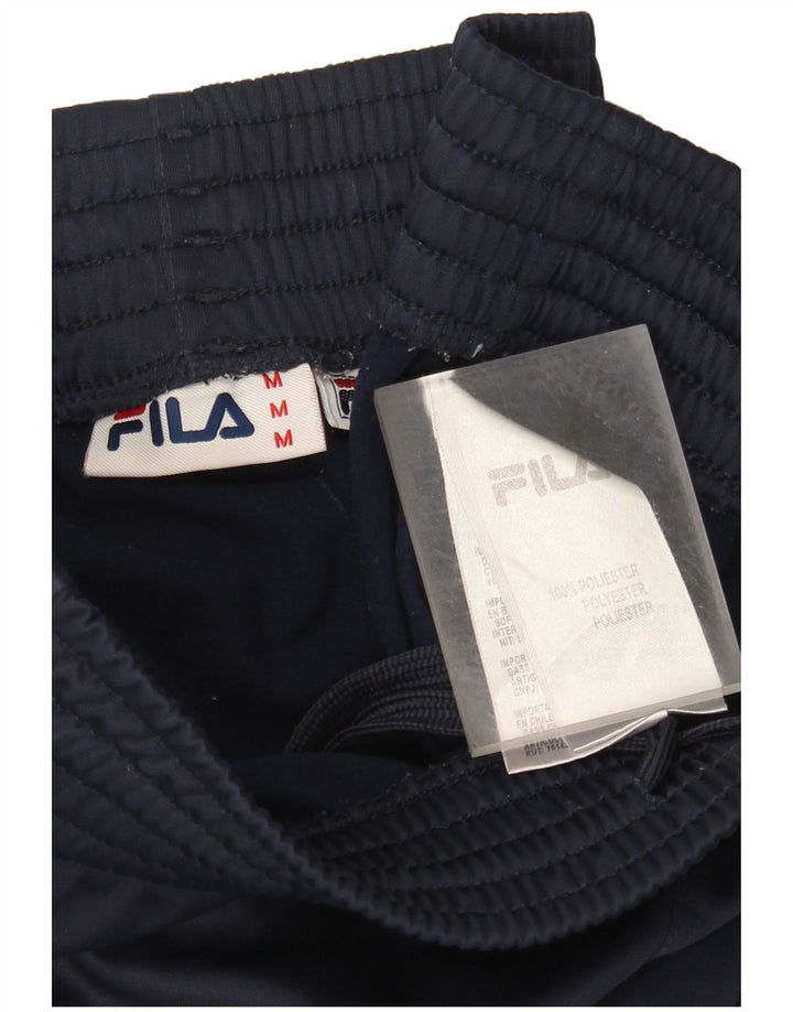 Pantaloni da tuta da donna Fila UK 12 poliestere blu navy medio