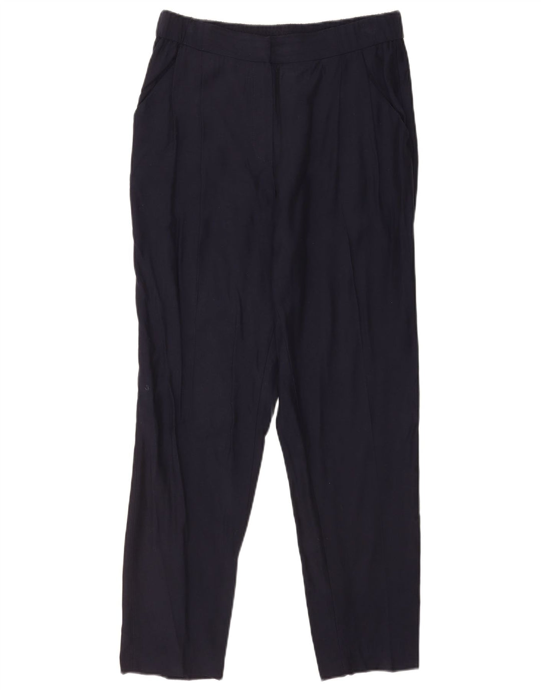 Pantaloni chino dritti da donna Massimo Dutti EU 40 medio W30 L29 blu navy