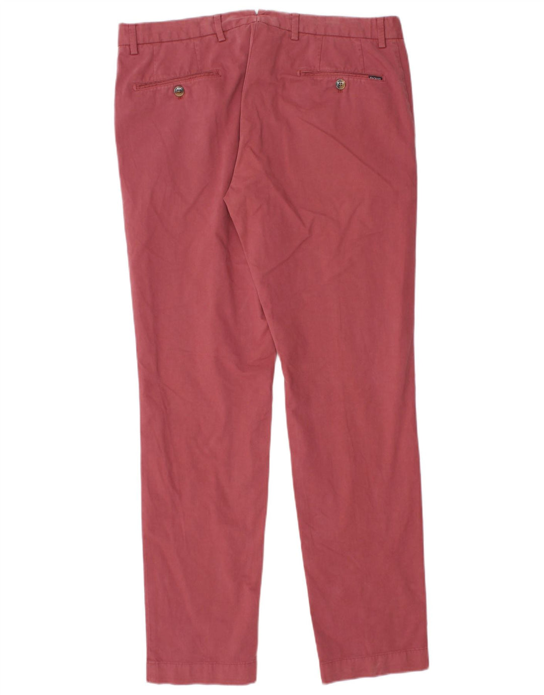 Pantaloni da abito slim da uomo Hackett W33 L31 in cotone rosa