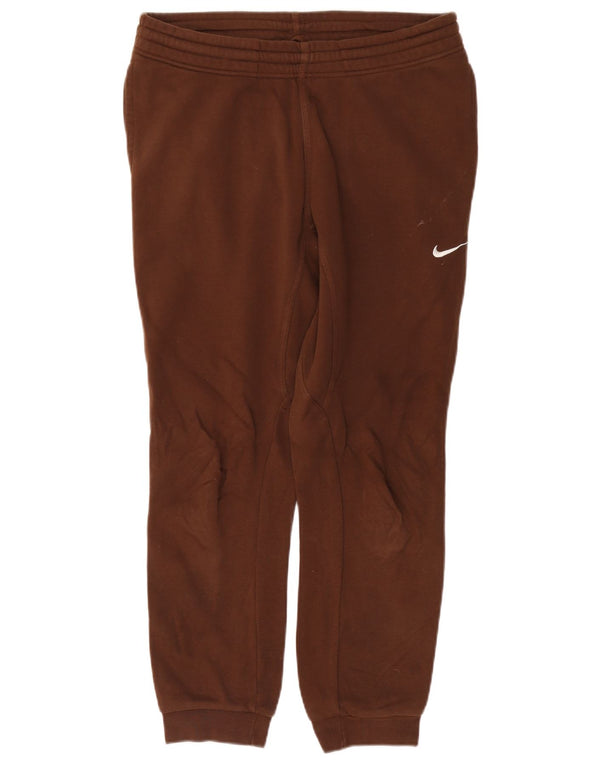 Pantaloni da tuta da uomo Nike Joggers grandi in cotone marrone