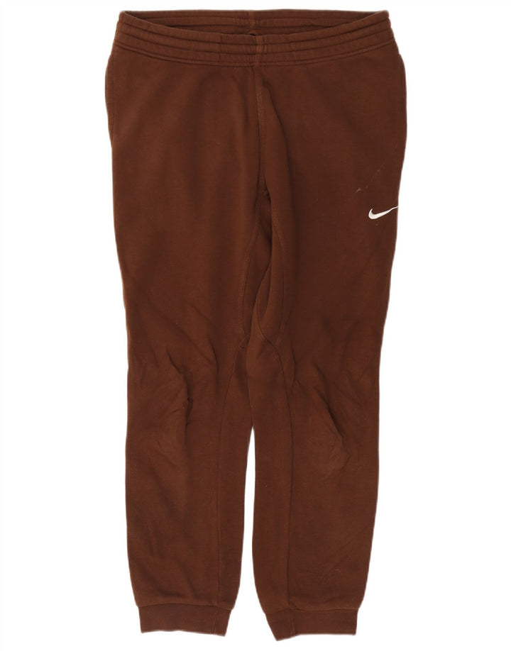 Pantaloni da tuta da uomo Nike Joggers grandi in cotone marrone
