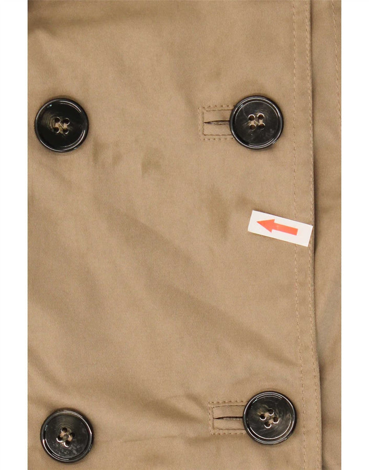 Trench autografato da donna Marks & Spencer UK 14 grande beige