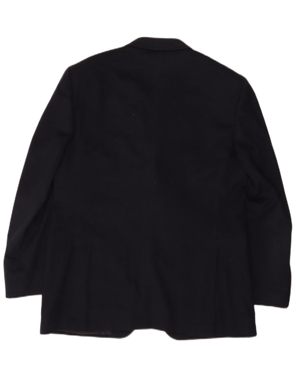Giacca Blazer 3 Bottoni Uomo Canali IT 52 XL Blu Navy Lana