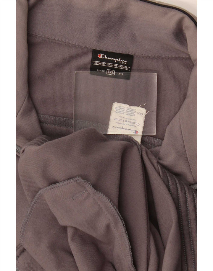 Giacca da tuta da uomo Champion 2XL Poliestere grigio