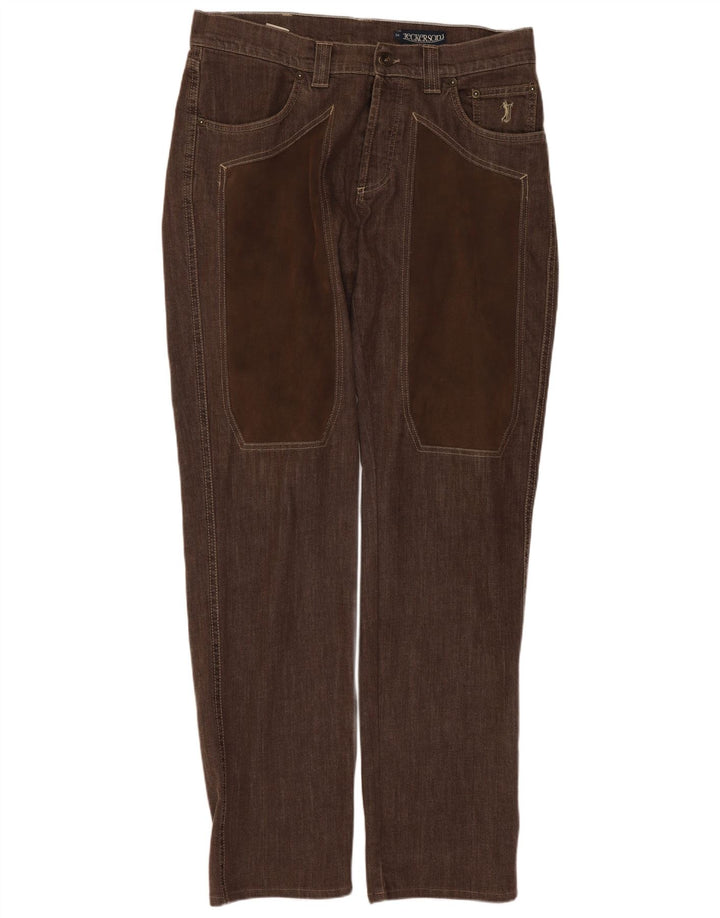 Jeans regolari da uomo Jeckerson W30 L32 cotone marrone