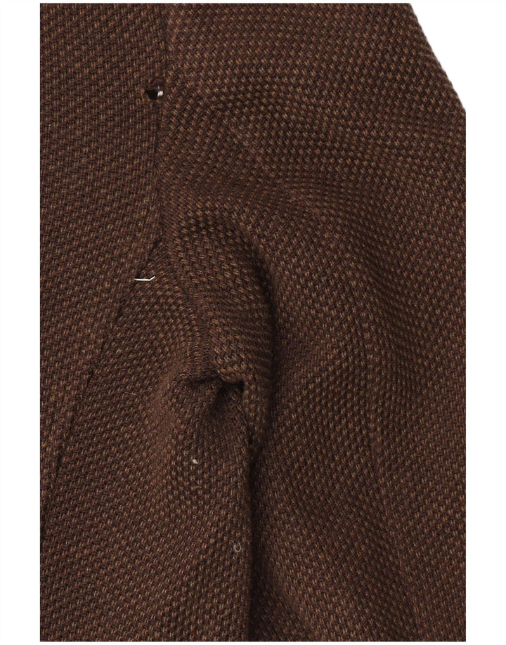 Giacca blazer da uomo a 2 bottoni Massimo Dutti UK 42 XL cotone marrone