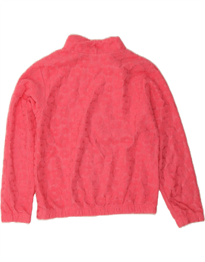 BENETTON Womens Fleece Jumper UK 18 XL Pink Polyester Vintage Benetton and Second-Hand Benetton from Messina Hembry 