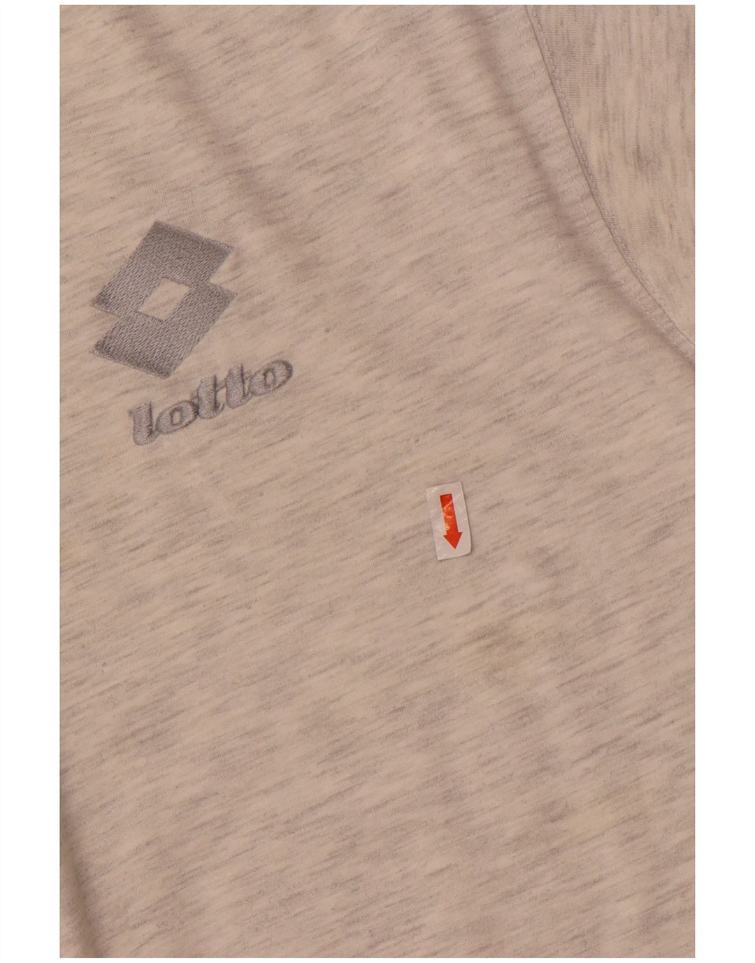 T-shirt grafica da uomo Lotto Top grigio medio chiazzato