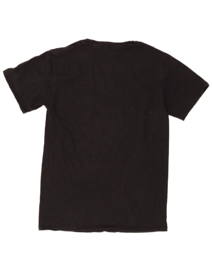 T-shirt grafica da uomo Champion Top piccola nera