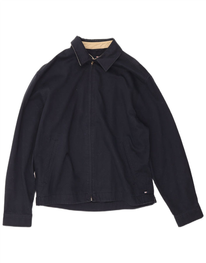 Giubbotto bomber da uomo Marks & Spencer blu Harbour UK 36 piccolo blu navy