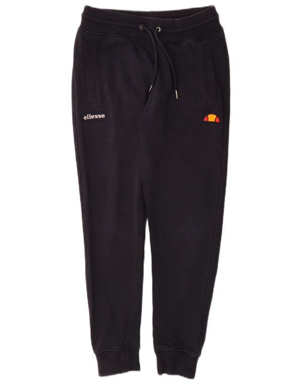 Pantaloni da tuta con grafica da donna Ellesse Joggers UK 6 XS Blu Navy Cotone
