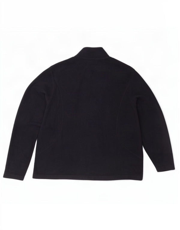 Giacca in pile da donna Marks & Spencer UK 20 2XL poliestere blu navy