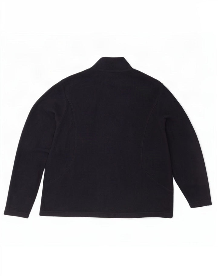 Giacca in pile da donna Marks & Spencer UK 20 2XL poliestere blu navy