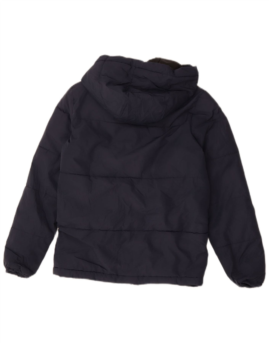 Giacca imbottita con cappuccio grafica Jack & Jones per ragazzi 11-12 anni blu navy