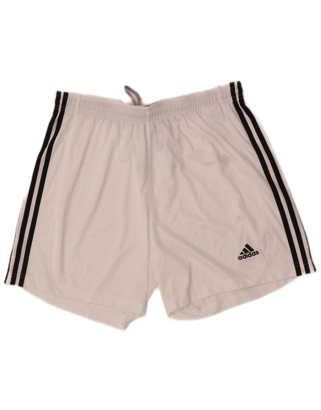 Pantaloncini sportivi Adidas Climalite da uomo grandi in poliestere bianco