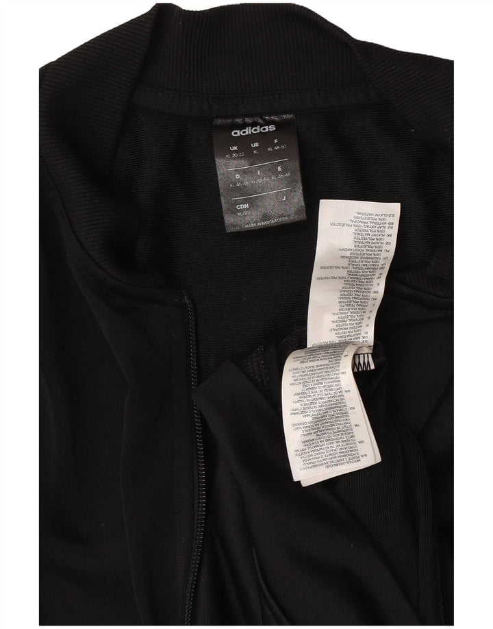Giacca da tuta da donna ADIDAS UK 20/22 XL Poliestere nero