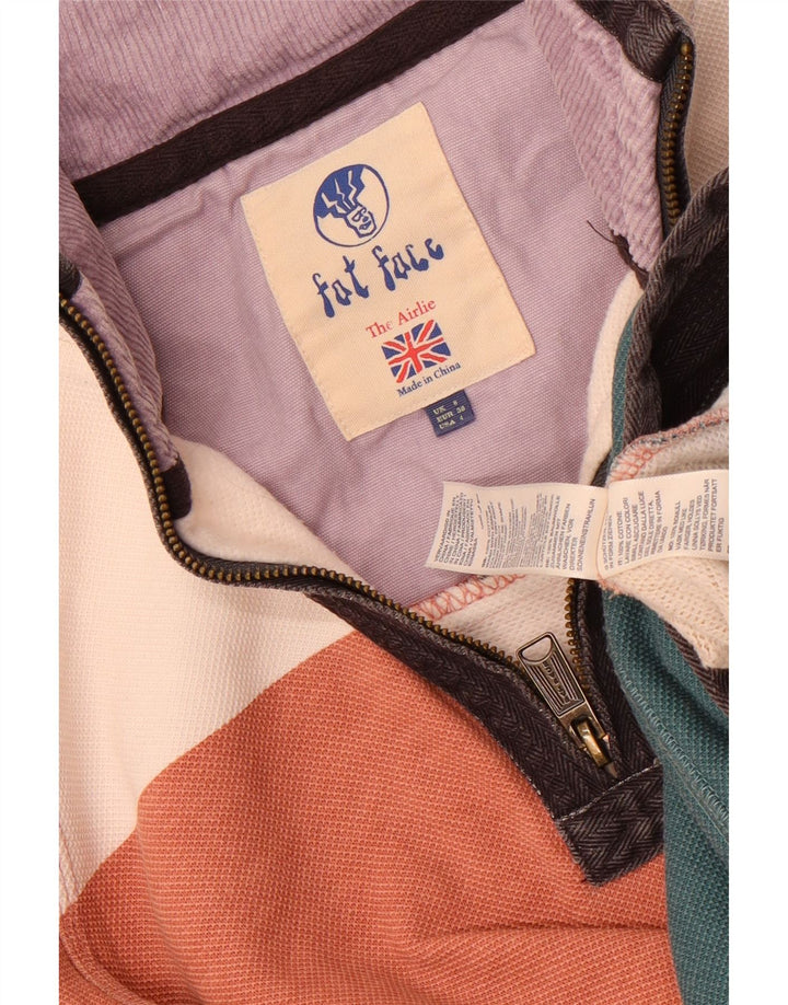Felpa oversize da donna Fat Face UK 8 piccola multicolore