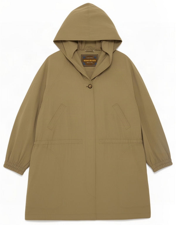 Penny Black Giacca parka oversize con cappuccio da donna IT 44 Medium Khaki