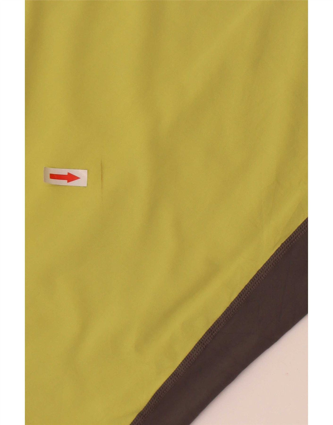 Volcom Top da uomo a maniche lunghe in nylon color block giallo medio