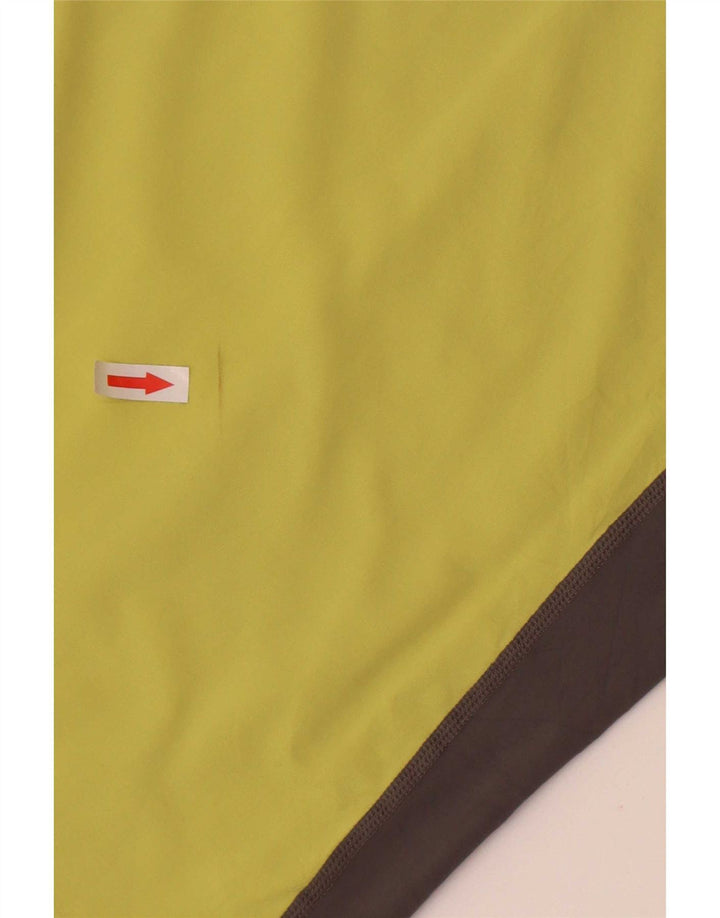 Volcom Top da uomo a maniche lunghe in nylon color block giallo medio