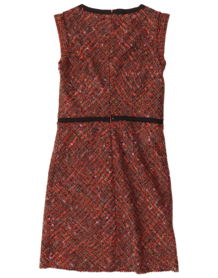 Abito tubino senza maniche da donna Benetton UK 12 medio multicolore chiazzato