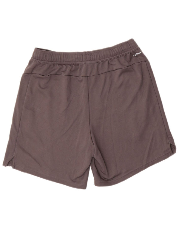 Pantaloncini sportivi Adidas Aeroready Regular Fit da uomo di grandi dimensioni in poliestere grigio