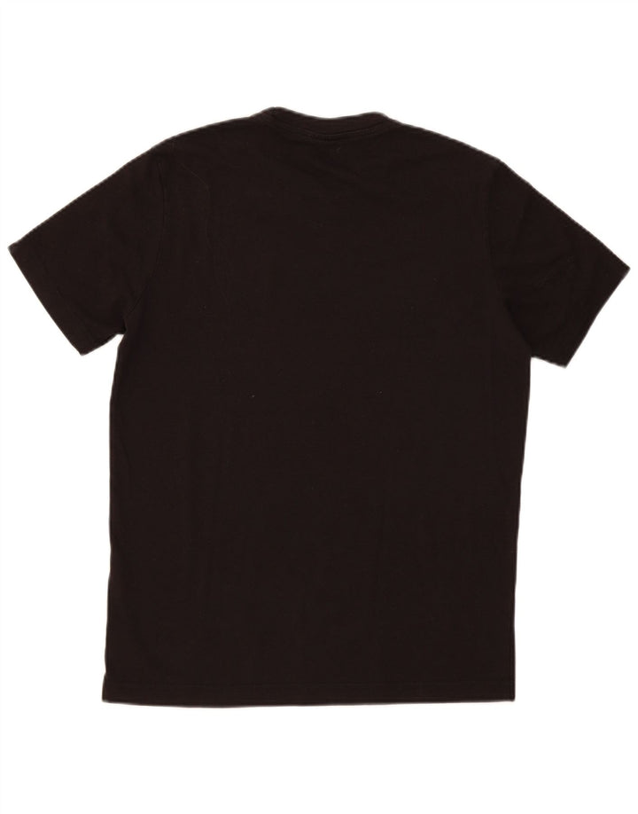 T-shirt grafica da uomo Champion Top in cotone nero medio