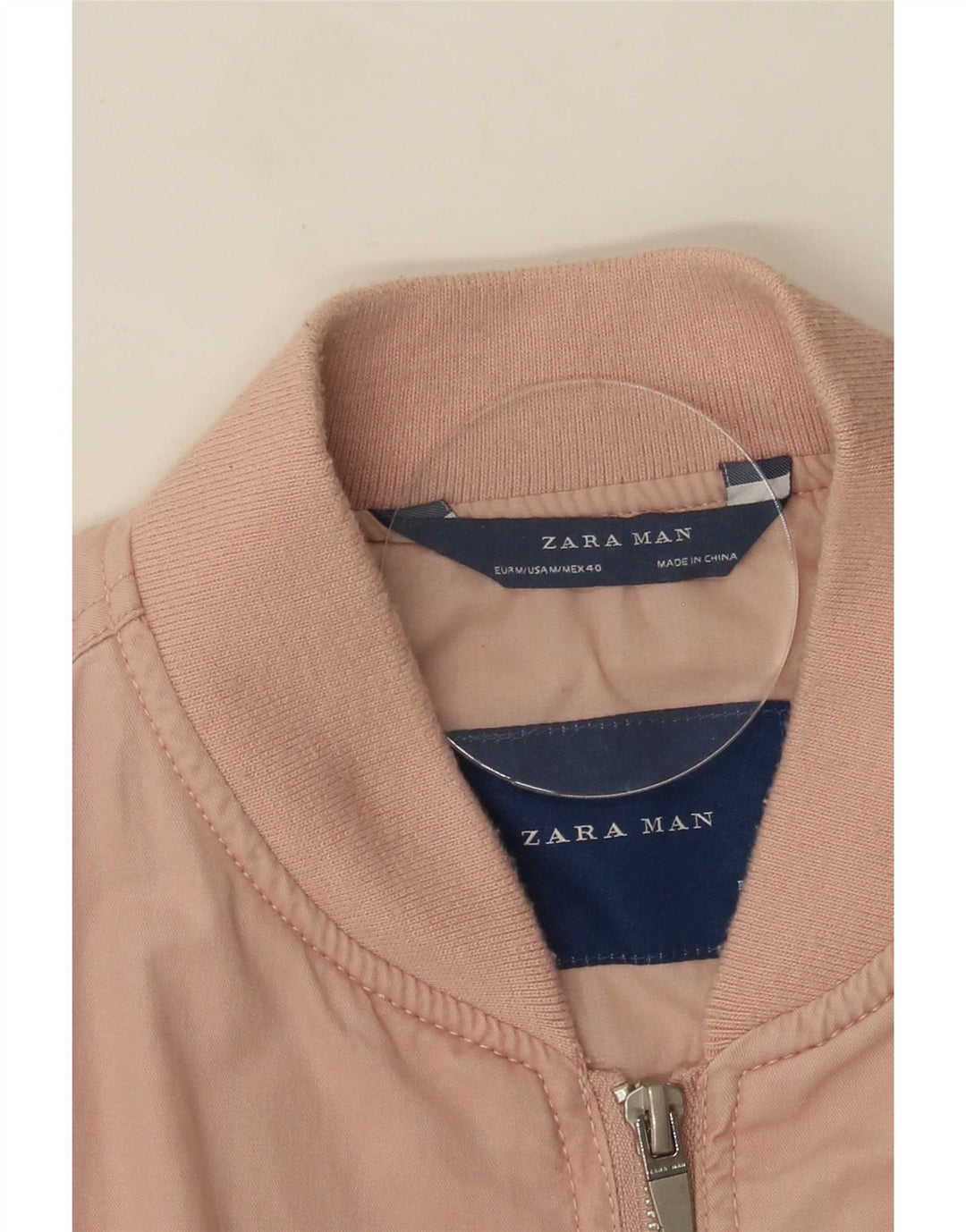 Giubbotto bomber da uomo Zara UK 38 rosa medio