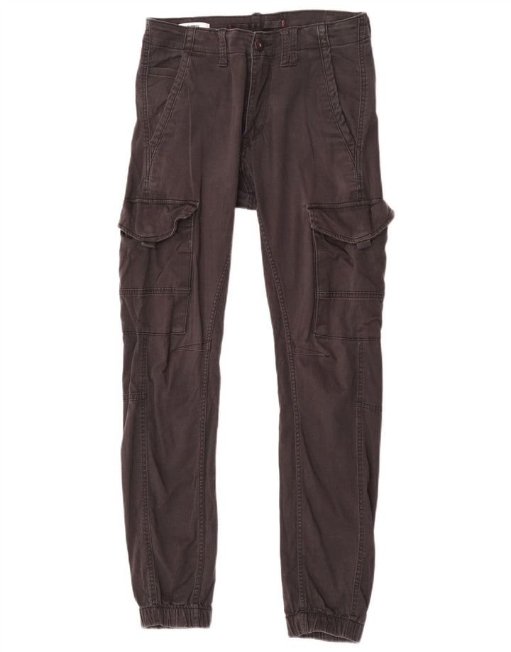 Pantaloni cargo da jogging da donna Jack & Jones W28 L29 cotone nero