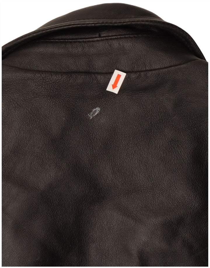 Giacca in pelle da uomo Kartel UK 40 grande nera