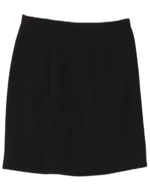 Minigonna da donna Zara EU 40 media W30 poliestere blu navy