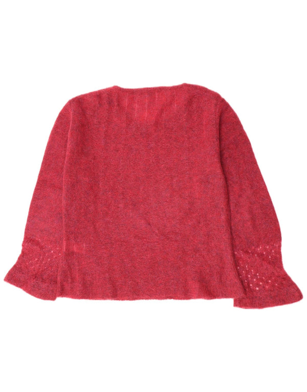 Maglione da donna con scollo a barca Roberto Cavalli IT 48 XL Mohair marrone