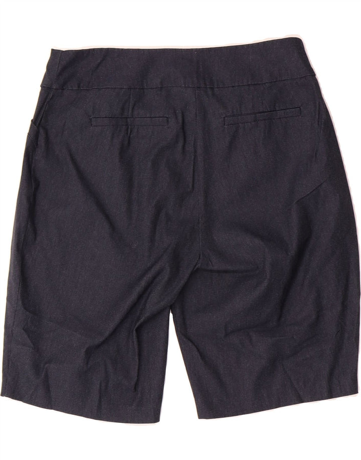 IZOD Womens Casual Shorts US 10 Large W32  Navy Blue Polyester Vintage Izod and Second-Hand Izod from Messina Hembry 