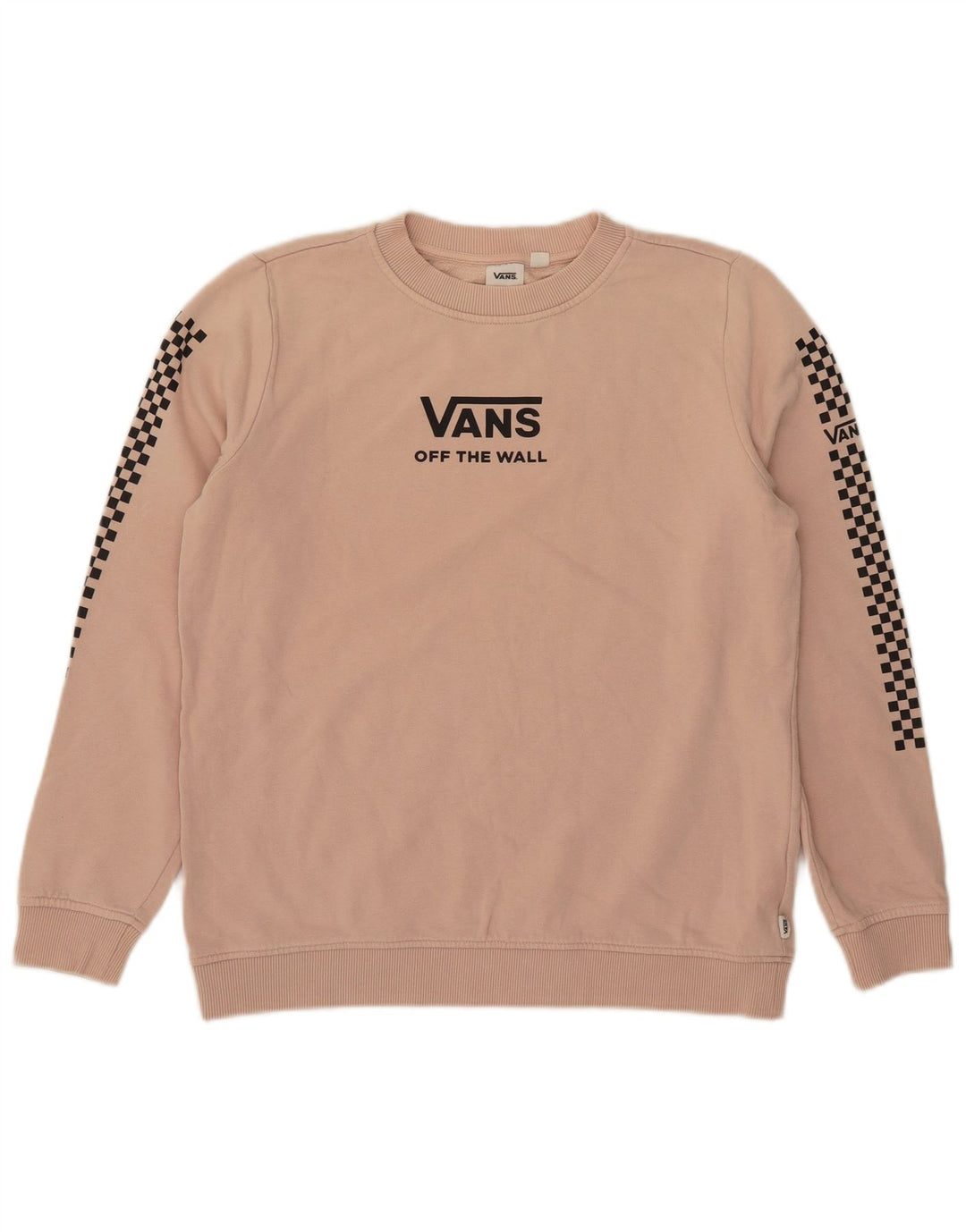 Felpa oversize con grafica da donna Vans, maglione UK 10, piccola rosa