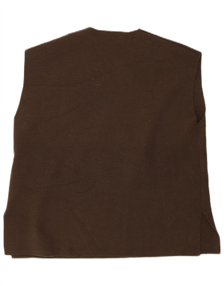 Canotta canotta da donna Zara UK 16 grande verde poliestere
