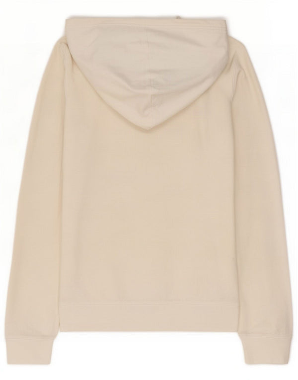 Maglione con cappuccio da donna Woolrich UK 10 Small White Cotton