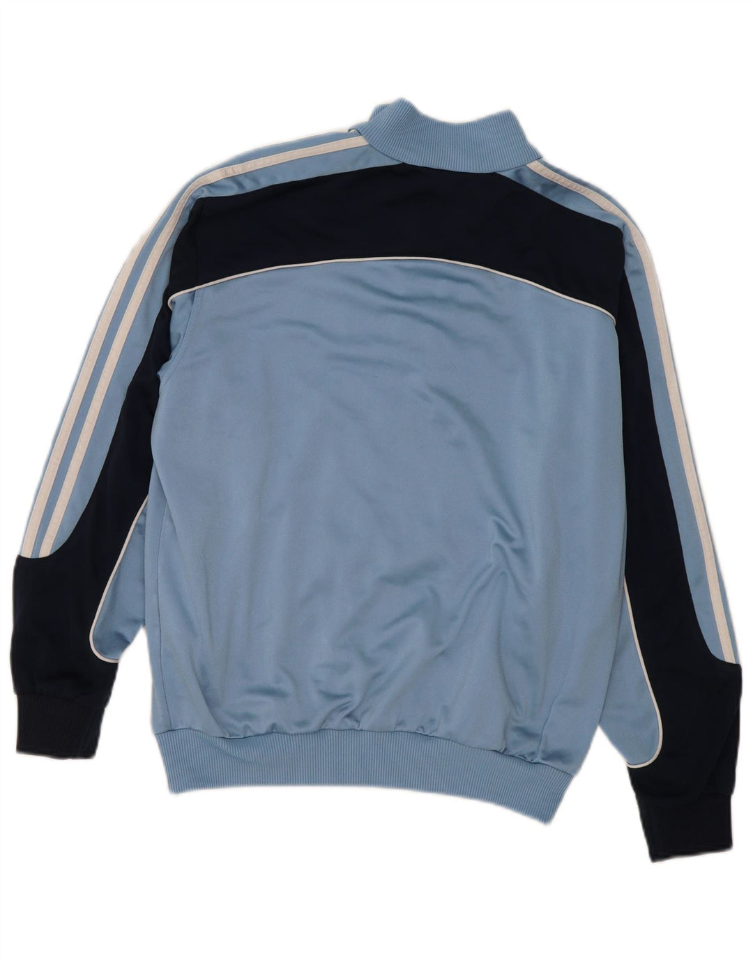 Giacca da tuta da ragazzo Adidas 15-16 anni in poliestere color block blu