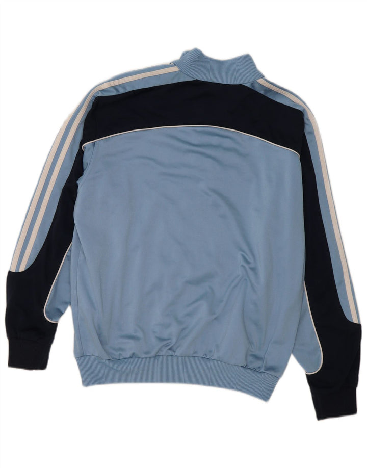 Giacca da tuta da ragazzo Adidas 15-16 anni in poliestere color block blu