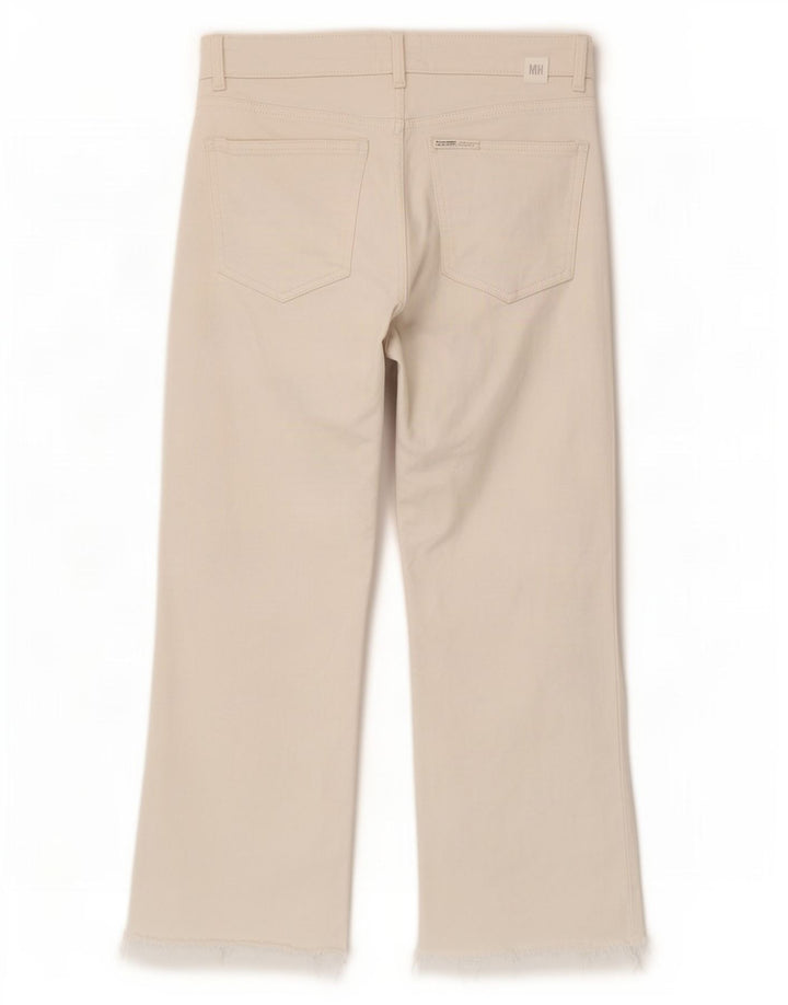 Jeans corti da donna Zara EU 40 medi W30 L23 bianchi