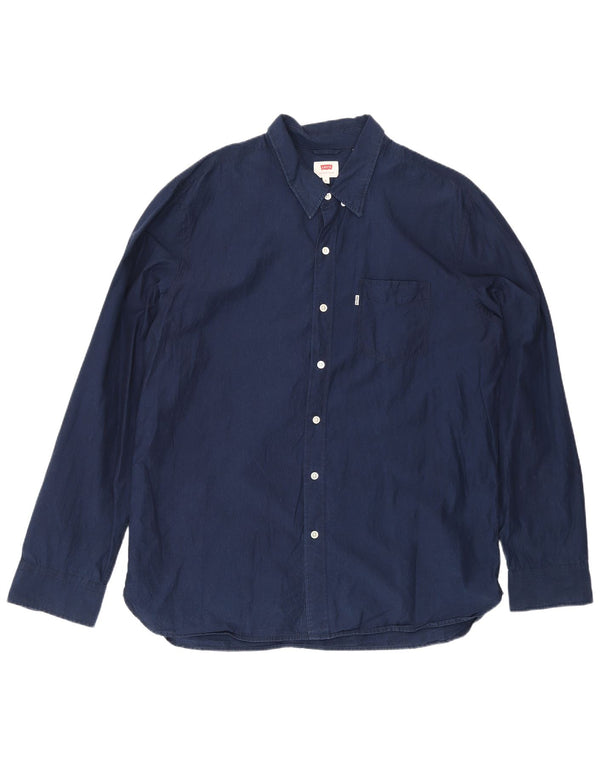 Camicia Levi's da uomo XL blu navy