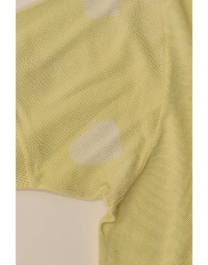 Polo da uomo Lacoste taglia 4 media in cotone giallo