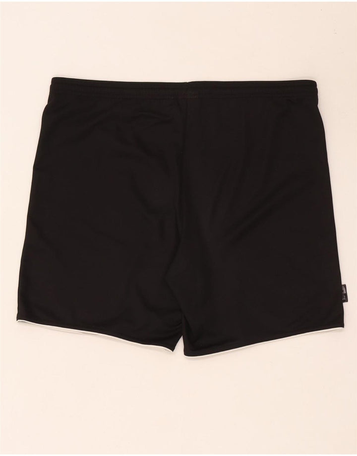 Pantaloncini sportivi Adidas Climalite da uomo medio poliestere nero